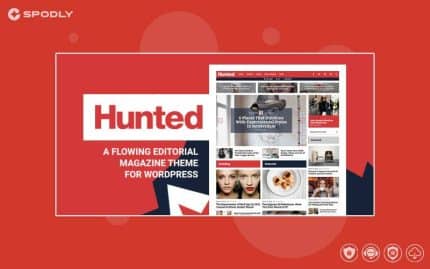 Hunted - Editorial Magazine WordPress Theme
