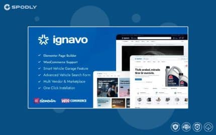 Ignavo - Auto Parts WooCommerce Theme