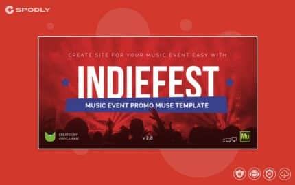IndieFest - Music Event / Party / Festival Promo Muse Template