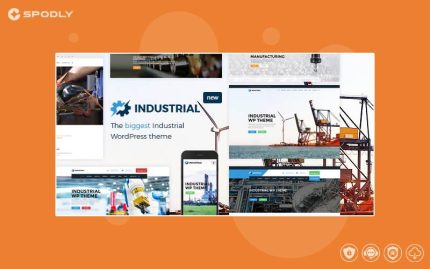 Industrial - Factory Business WordPress Theme