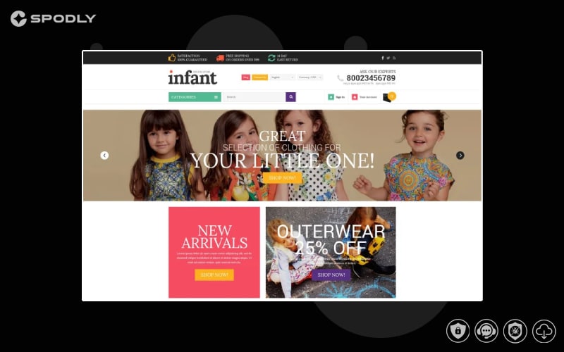 Infant Clothes PrestaShop Theme Infant Clothes PrestaShop Theme