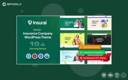 Insurai - Insurance Company WordPress Theme