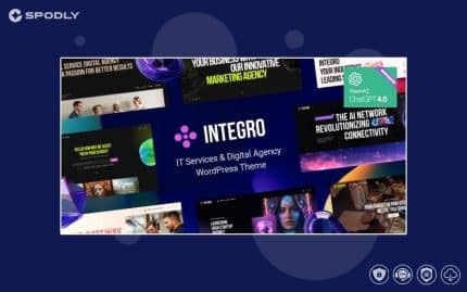 Integro — IT Solutions & Web Agency WordPress Theme
