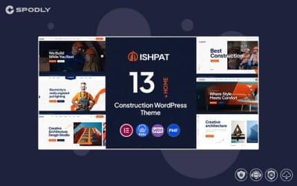 Ishpat - Construction WordPress Theme
