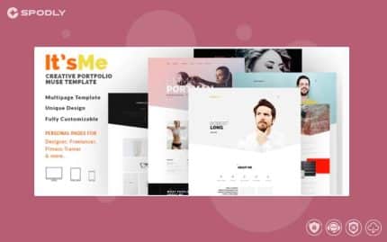 It’s me — Creative Multipage Portfolio Muse Theme