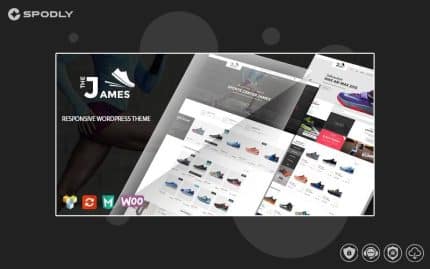 James - Responsive WooCommerce Shoes Theme