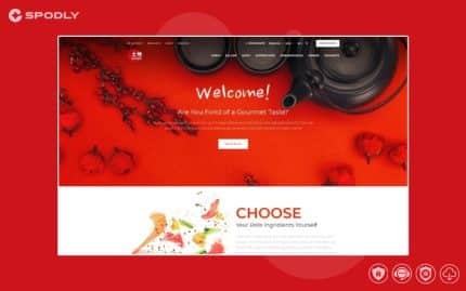 Japanese Restaurant - Bright Sushi Food Restaurant OpenCart Template