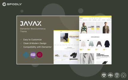 Javax - Elementor WooCommerce Theme