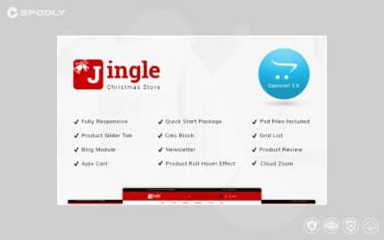 Jingle Gift Store 3.x OpenCart Template