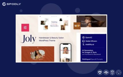 Joly – Hairdresser & Beauty Salon WordPress Theme