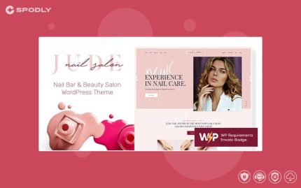 Jude | Nail Bar & Beauty Salon WordPress Theme