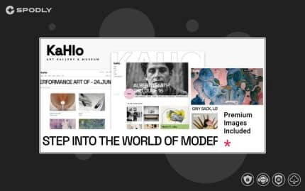 Kahlo - Art Gallery and Museum WordPress Theme
