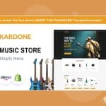 Kardone Music Store Shopify Theme