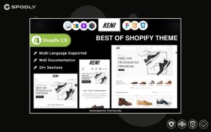 Keni Mega Shoes Responsive Shopify 2.0 Theme
