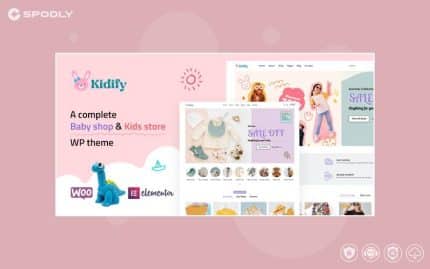 Kidify - Baby & Kids store eCommerce Woocommerce Theme