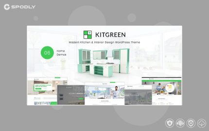 KitGreen - Interior and Kitchen Design WordPress Theme