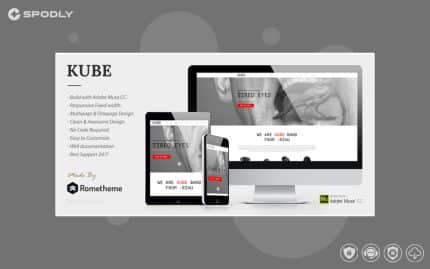 Kube - Musician, DJ, Band, Music Muse Template