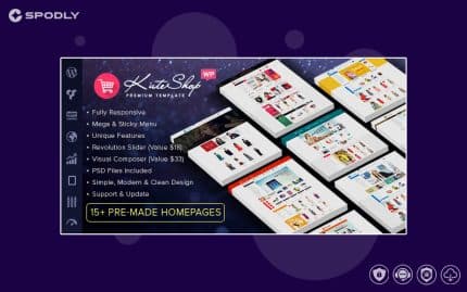 KuteShop - Fashion, Electronics & Marketplace Elementor WooCommerce Theme (RTL Supported)