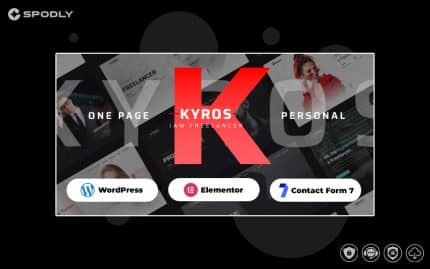 Kyros - Personal Portfolio CV Resume Theme