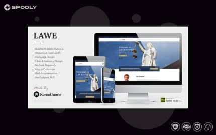 LAWE - Lawyer and Attorney Muse Template