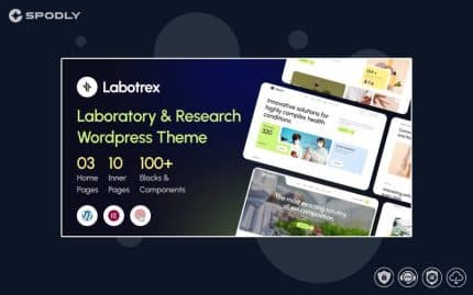 Labotrex - Laboratory & Science Research WordPress Theme