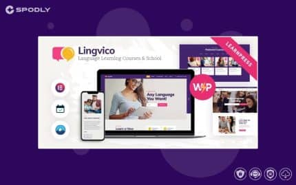 Lingvico | Language Center & Training Courses WordPress Theme