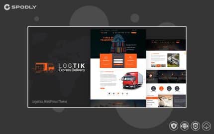Logtik | Logistics, Transportation Theme