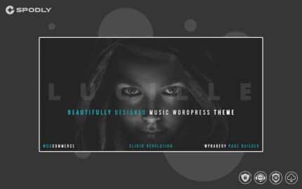 Lucille - Music WordPress Theme