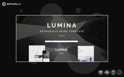 Lumina - Responsive Muse Template for Creatives & Agencies