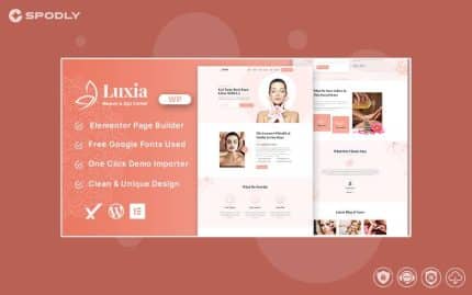 Luxia Beauty & Spa Center WordPress Theme