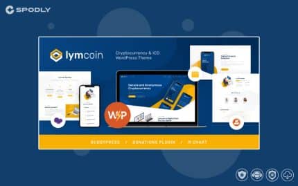 Lymcoin | ICO Cryptocurrency Bitcoin WordPress Theme