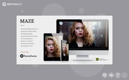 MAZE - Photography Portfolio Muse Template