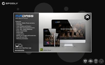 Madass - Music Industry Muse Template
