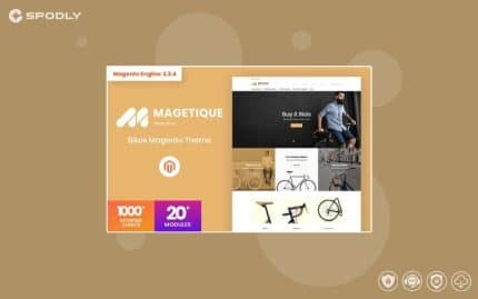 Magetique – Bikes AMP Magento Theme