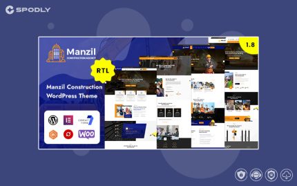 Manzil - Construction and Building WordPress Theme