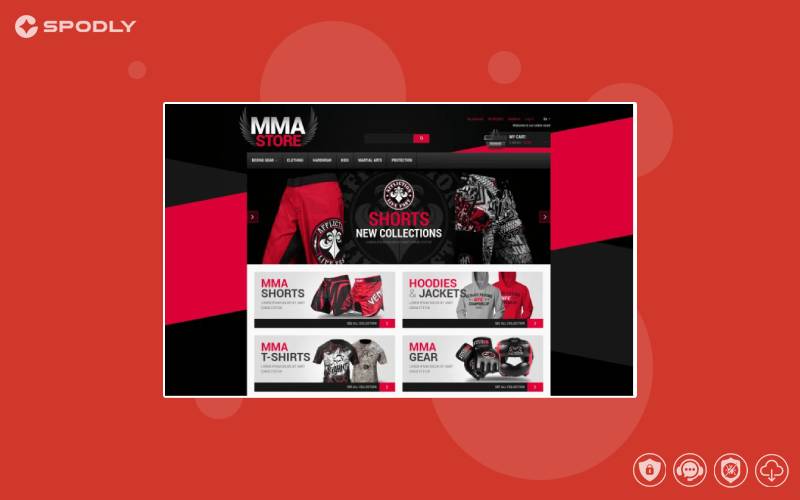 Martial Arts Responsive Magento Theme Martial Arts Responsive Magento Theme