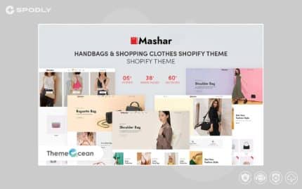 Mashar - Handbags & Shopping Clothes Responsive Shopify Theme