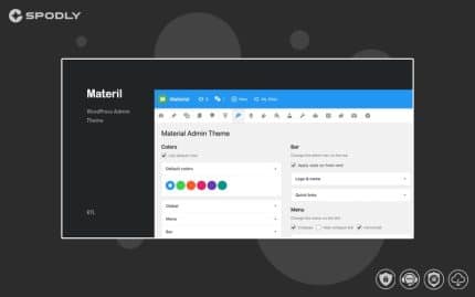 Materil - WordPress Material Design Admin Theme