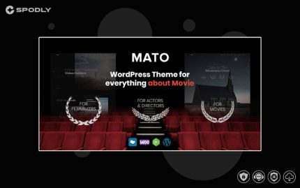 Mato - Movie Studios and Filmmakers WordPress Theme