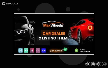 Maxwheels - Car Dealer Automotive & Classified Multivendor WordPress Theme