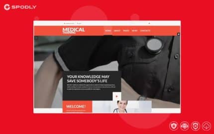 Medical Training Joomla Template