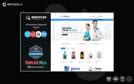 Medistar - Medicine Drug and Multipurpose OpenCart Template