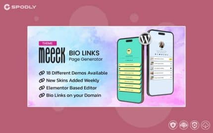 Meeek - Bio Links Builder Theme