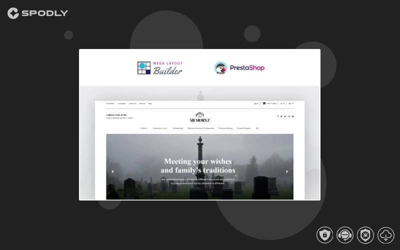 MemoryZ – Funeral Service Online PrestaShop Theme MemoryZ – Funeral Service Online PrestaShop Theme