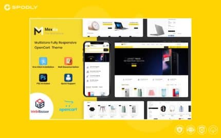 Mexdia - Multipurpose OpenCart Template