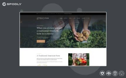 Mike's Farm - Food Responsive Simple Joomla Template