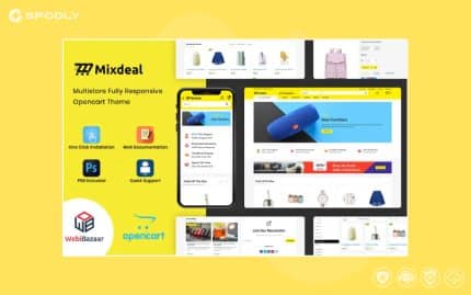 Mixdeal - Multiparous Electronic OpenCart Theme