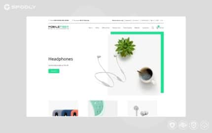MobileFiber - Mobile Accessories Store Clean OpenCart Template