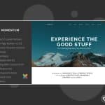 Momentum - Simple Creative OnePage Joomla Template