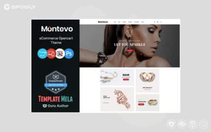 Montevo - Jewelry Stores and Fashion Store OpenCart Template